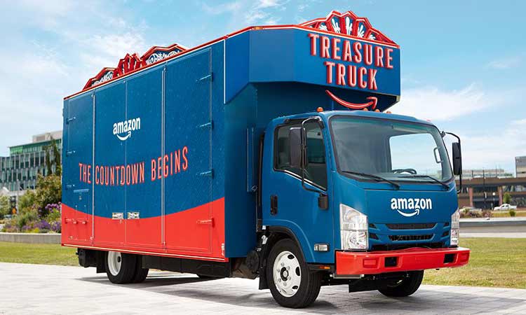 Amazon Treasure Truck serves up surprises and an engaging experience for customers.