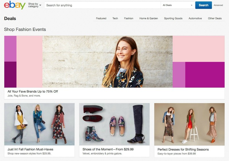 Spring, a top online retail destination, is giving eBay shoppers access to hundreds of brands across clothing, shoes, accessories, jewelry, beauty and more, including coveted merchandise from David Yurman, Rag & Bone, Mango and Chloe.