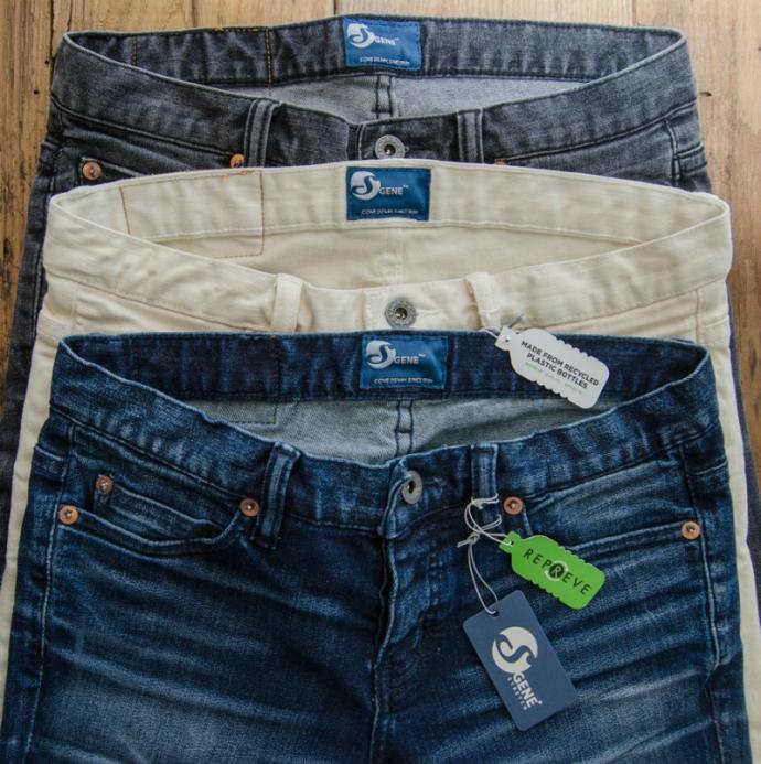 Cone Denim and Unifi, Inc. unveiled the latest in advanced stretch technology: S GENE® with REPREVE®.